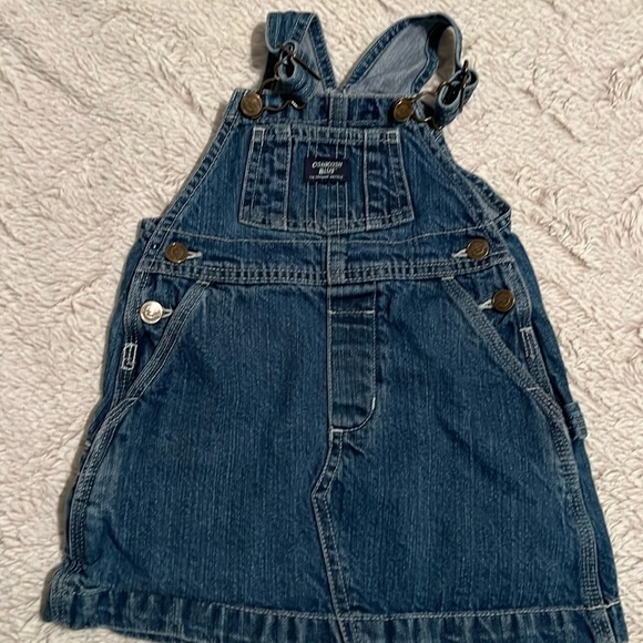 Oshkosh Blue Denim Jumper Size 3T - Picture 1 of 3